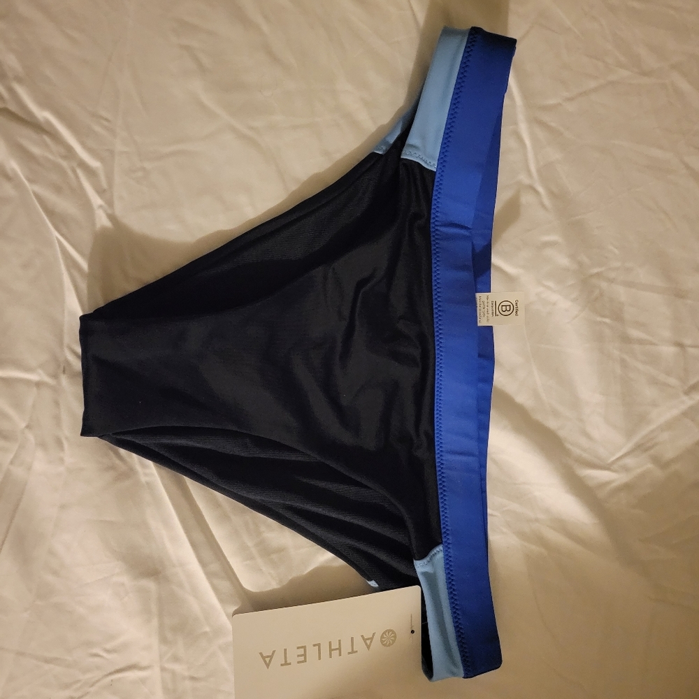 NWT!! Athleta color-block swim bottoms